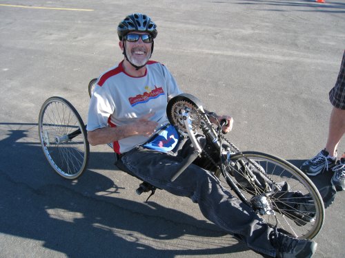 A wheelchair runner