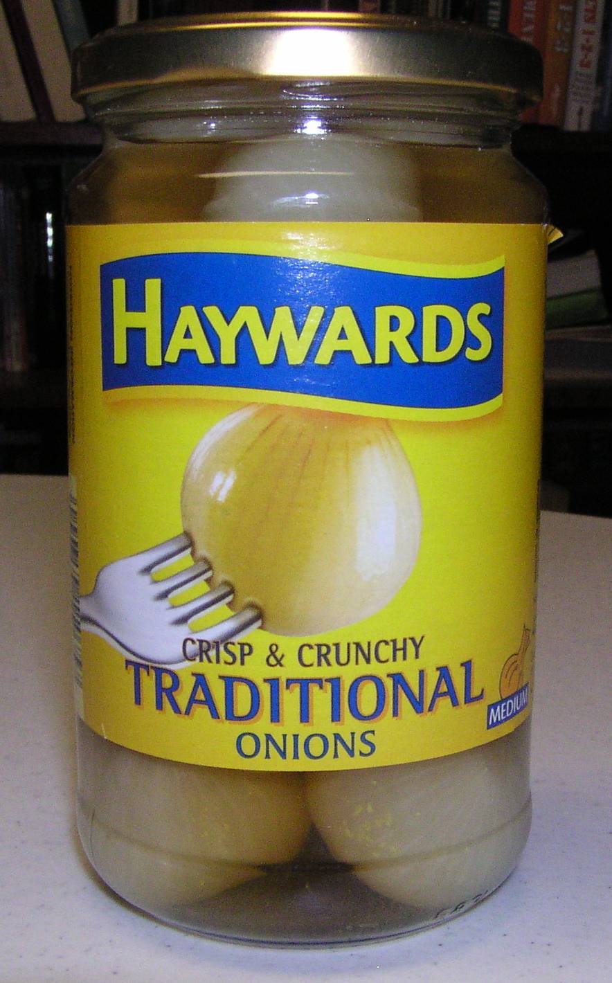 Jar of pickled onions imported from England