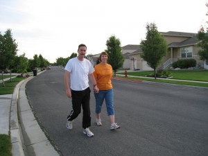 Rick and Jill walking