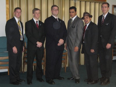 Photo of Paul with other missionaries