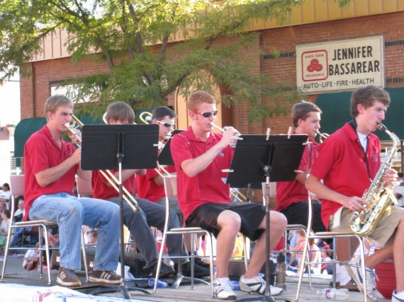 Byron, my nephew, plays jazz on the trumpet