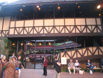 East gate of the Adams Shakespearean Theatre