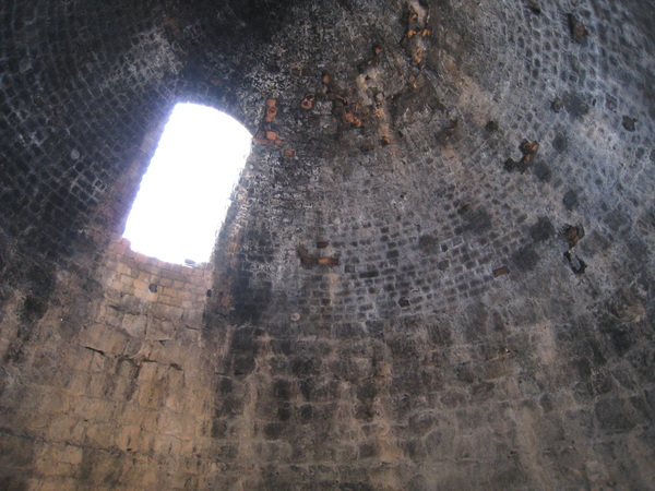 Inside of the kiln at Old Iron Town State Park