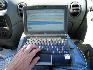 Working with Google Docs on my Eee PC