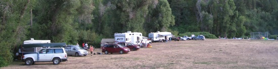 Kaysville 14th ward camped at Weber Memorial Park