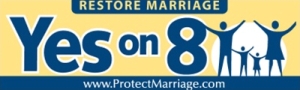 Protect Marriage bumper sticker.