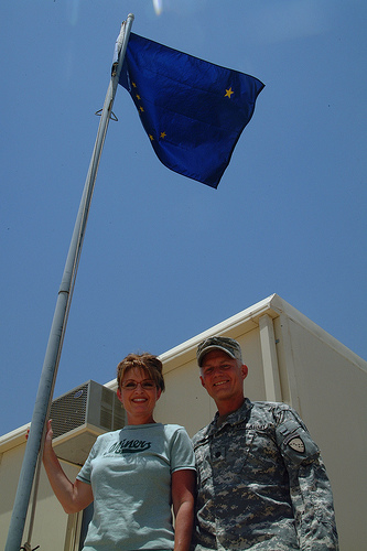 Sarah Palin in Kuwait.