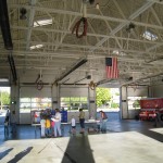 Inside the fire station