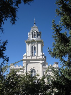 Manti Temple tower