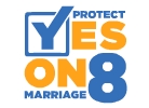 Sign supporting Proposition 8.