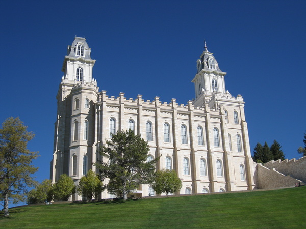 The Manti Temple.