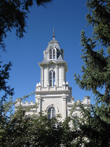The Manti Temple.