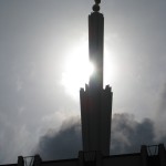The angel Moroni atop the Ogden Temple