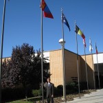 Elder Willoughby by the Mongolian flag on the day he entered the MTC Elder Willoughby by the Mongolian flag on the day he entered the MTC