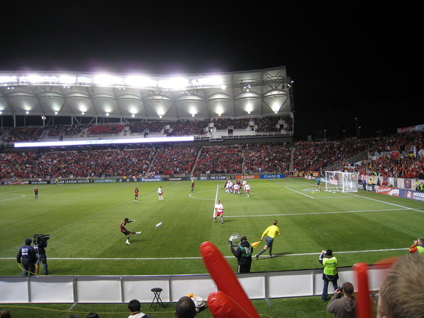 Real Salt Lake on the attack.