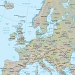 Map of Europe Europe's birthrate is falling