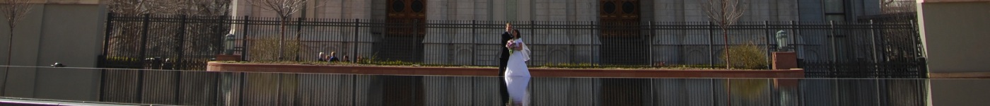 Steven and Adelaide at the pool by the Salt Lake Temple