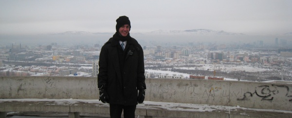 Daniel when he first arrived in Ulaanbaatar
