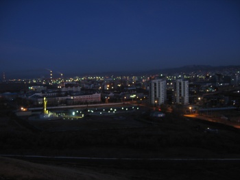 Ulaanbaatar at Dawn.