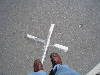X marks the location of a significant event in history.
