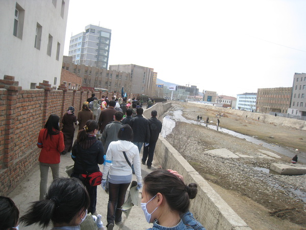 Clean the river service project.