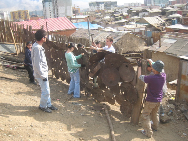 Moving the fence.