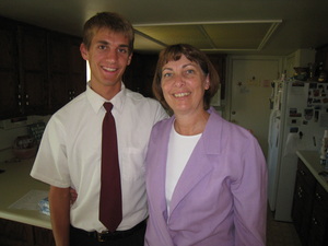 Daniel and Jill on the day of Daniel's endowment 2008