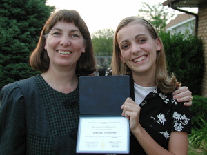 Jill & Sarah the day of Seminary Graduation 2002