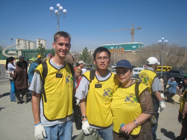 Helping Hands Project (Daniel on left)