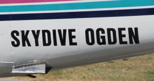 Skydive Ogden plane.