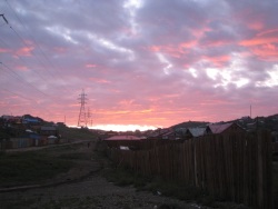 Mongolian Sunset.