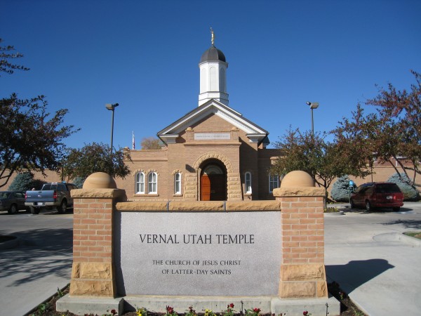 Vernal was the first temple built from an existing building—the Uintah Stake Tabernacle