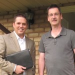 Steve Hiatt (left) and Myself