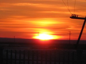 Choibalsan sunset