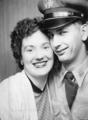 Parents in Blackpool in 1953