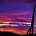 Sunset in Mongolia Sunset in Mongolia