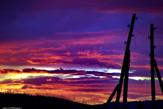 Sunset in Mongolia