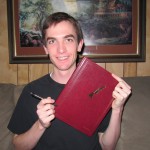 Jake with Journal Jake with Journal