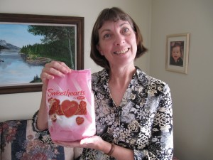 Jill holding sweetearts