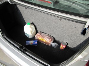 Honda Civic GX trunk