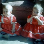 Terry and Jill in Valentines dresses Terry and Jill in Valentines dresses