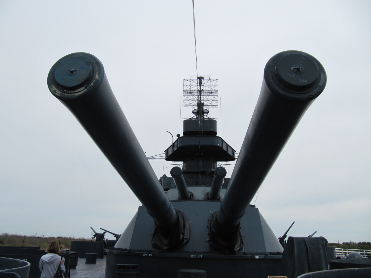 Battleship Texas 14 inch guns