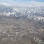 Salt Lake valley from the air