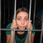Sarah behind bars Sarah behind bars