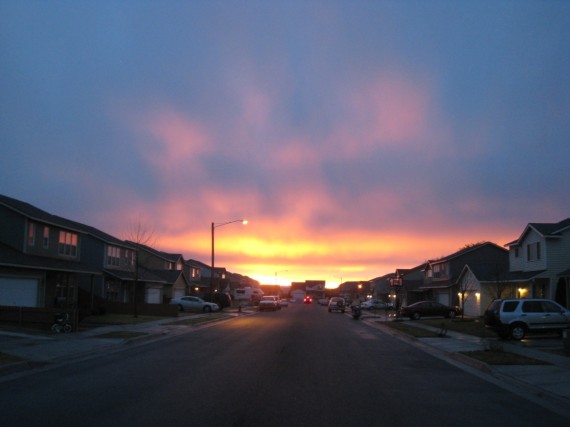 Sunset in Hermiston