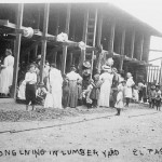 Mormons living in El Paso lumber yard Mormons living in El Paso lumber yard