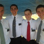 Daniel (left) with Elders Hardy, Hodson, and Draper Daniel (left) with Elders Hardy, Hodson, and Draper