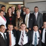 President and Sister Greer with missionaries. Daniel is third from left rear. President and Sister Greer with missionaries. Daniel is third from left rear.