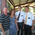 Daniel and companion with couple