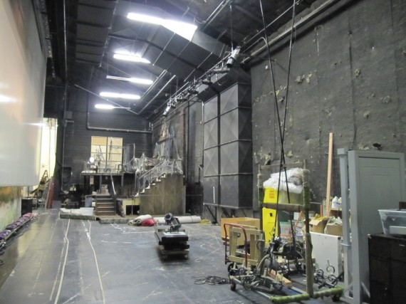 Randall Theatre backstage